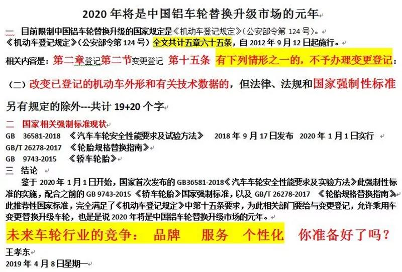 自2020年1月1日起轮毂电镀改色明年合法化可依法变更自2020年1月1日起轮毂电镀改色明年合法化可依法变更